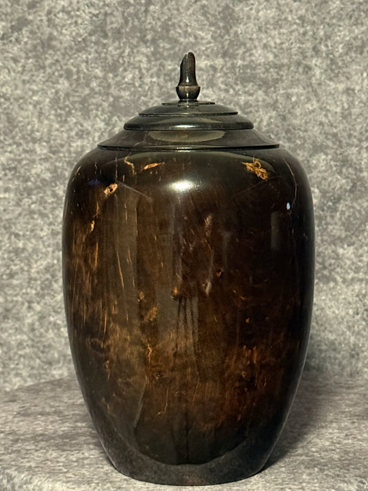 Eternity Birch Turned Urn 21 - angle 2