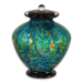 Greco Hand Blown Glass Funeral Urn - Aegean