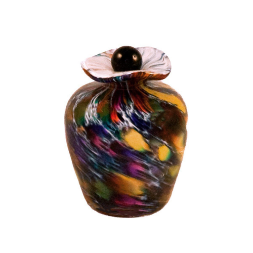 Bella Hand Blown Glass Keepsake Urn - Desert