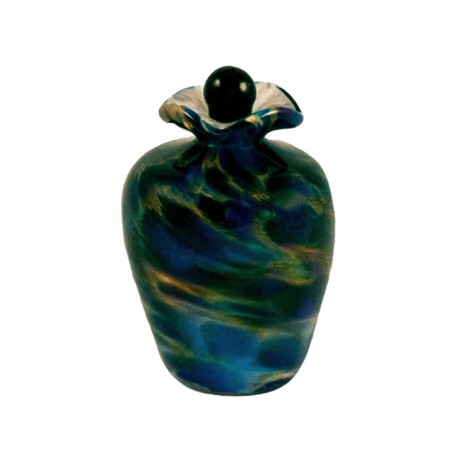 Bella Hand Blown Glass Keepsake Urn - Evening