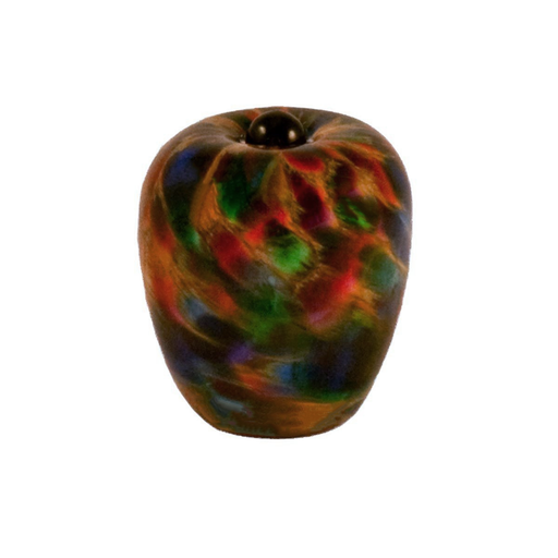 Classic Hand Blown Glass Keepsake Urn - Autumn