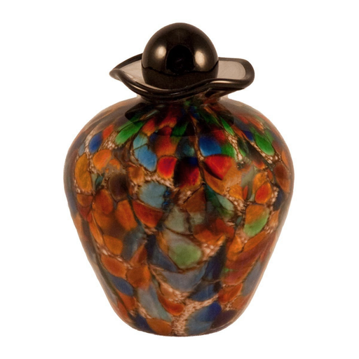 Bella Hand Blown Glass Pet Urn - Autumn