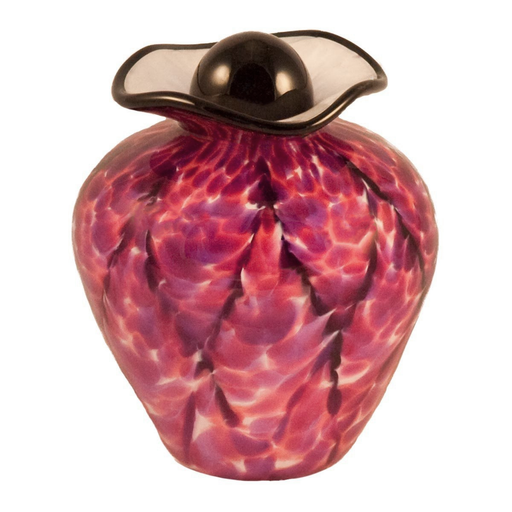 Bella Hand Blown Glass Pet Urn - Rose