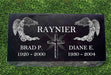 Granite Grave Marker - "Glory to God"
