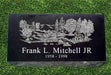 Granite Grave Marker - "Woodlands"