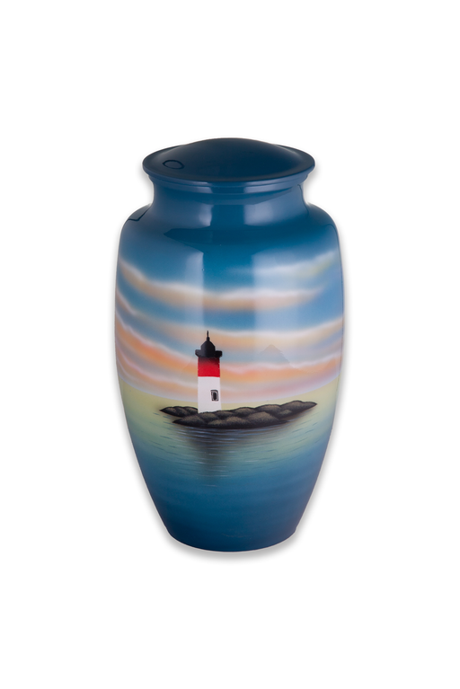 Lighthouse Scene Urn Standard Size