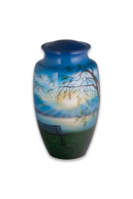 Lakeside Scene Urn Standard Size