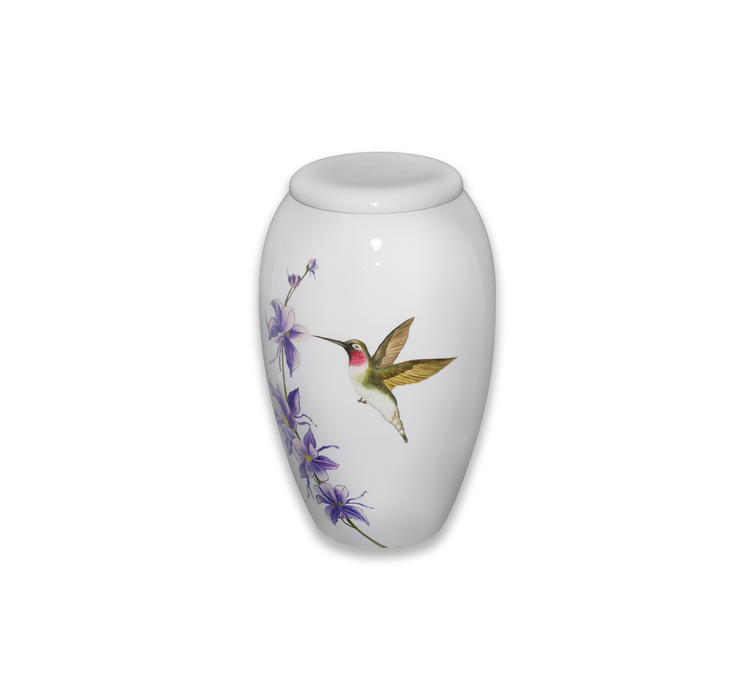 Hummingbird Scene Urn Standard Size