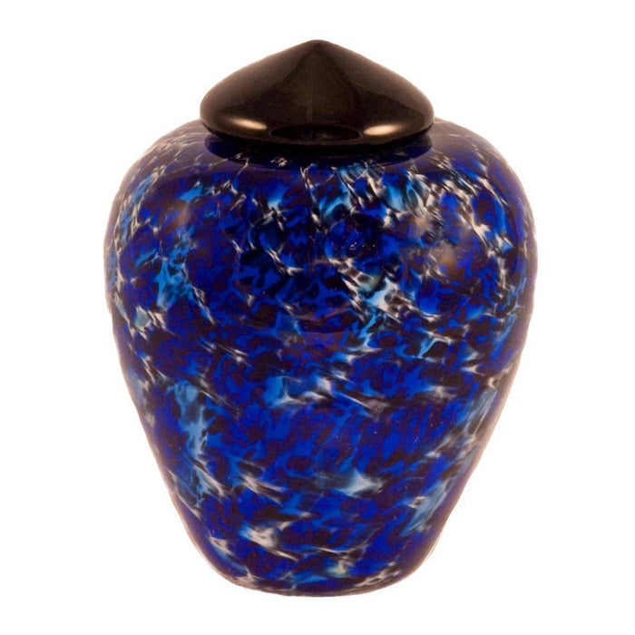 Classic Hand Blown Glass Urn - Water - Small