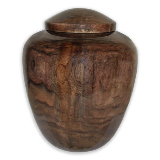 Walnut Wood Companion Urn for Two People, Hand Turned