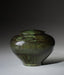 Hand Turned Wood Cremation Urn in Green - Small