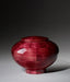 Hand Turned Wood Cremation Urn in Pink - Small
