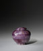 Hand Turned Wood Cremation Urn in Purple - Keepsake
