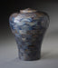 Blue Wood Cremation Urn