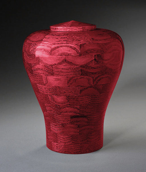 Pink Wood Cremation Urn