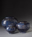 Hand Turned Rounded Blue Oak Wood Cremation Urns