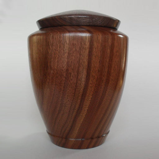 Hand Turned Tranquility Walnut Wood Cremation Urn