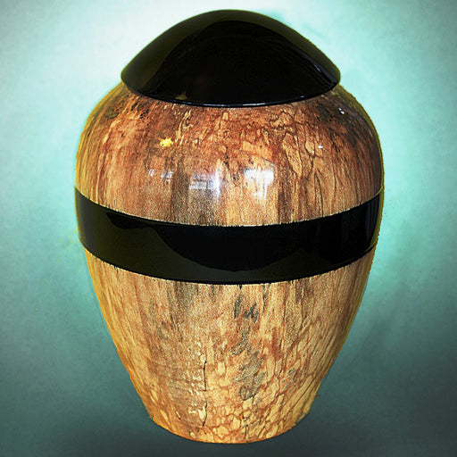 Hand Turned Maple Wood Companion Urn