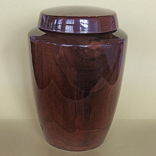 Hand Turned Timeless Walnut Wood Urn
