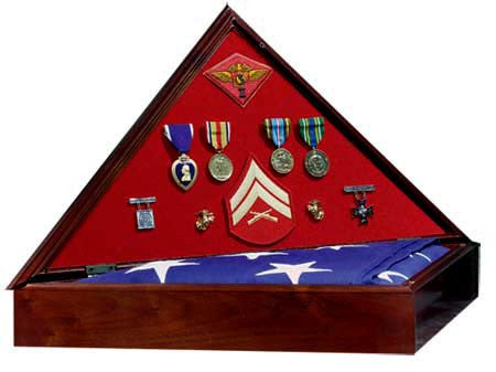 Heritage Military Flag Case - Open