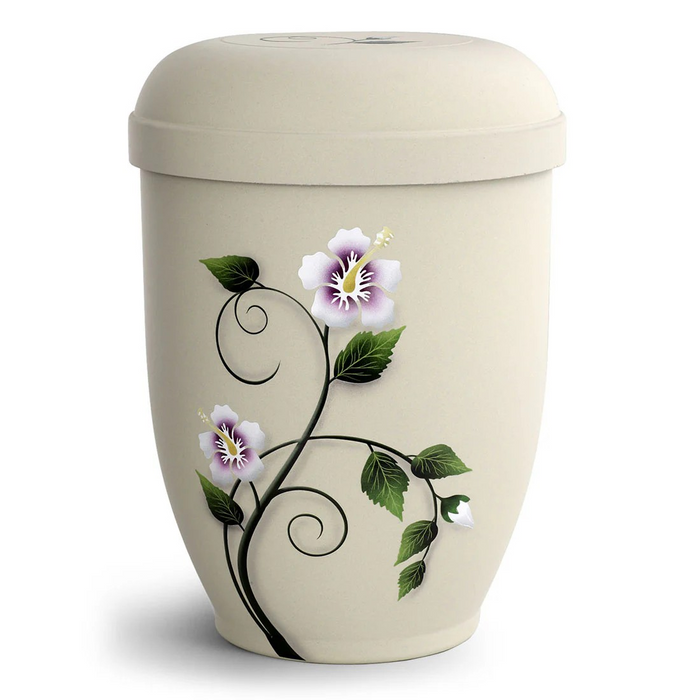Hibiscus Gypsum Urn