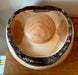 Honey locust Turned Urn with Natural Edge 69 - top view