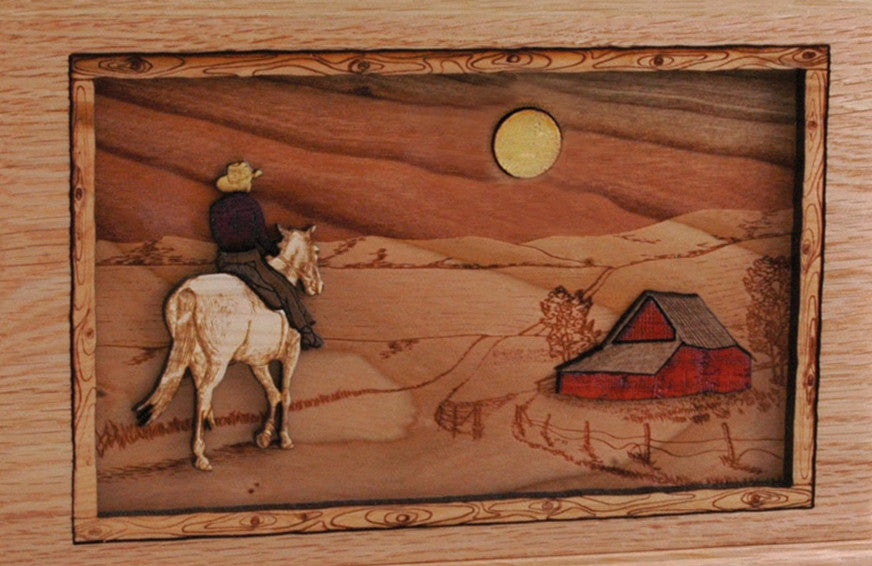 Urn Scene: Horse and Moon