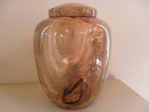 Hand Turned Maple Wood Urn variation 1