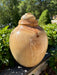 Extra Large Spalted Birch Wood Turned Urn- back view