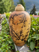 Fractal Black Locust Turned Urn - side