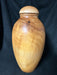 Cherry Wood Small Adult Hand Turned Urn - back side