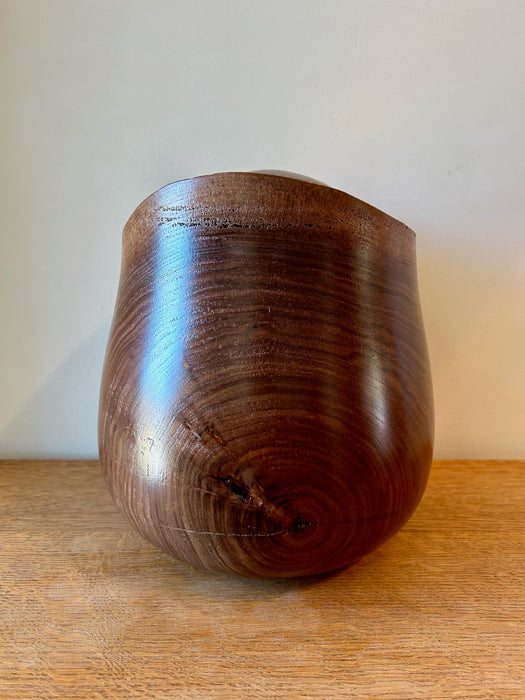 Walnut Turned with natural edge - angle 4