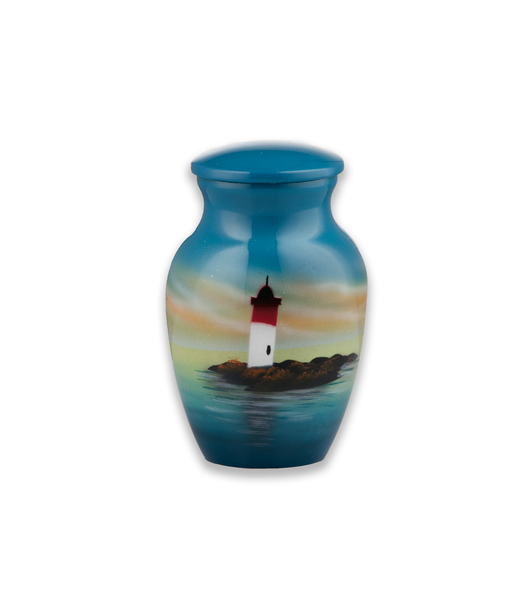 Lighthouse Scene Urn Keepsake Size