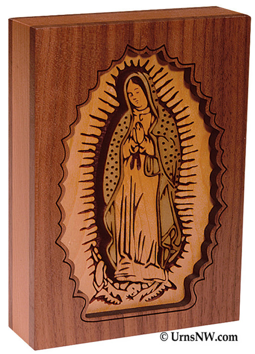 Our Lady of Guadalupe Dimensional Keepsake Urn