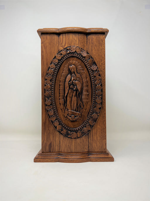  Lady of Guadalupe Vertical Urn without engraving-front view