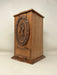 lady of guadalupe vertical urn with engraving area-right side