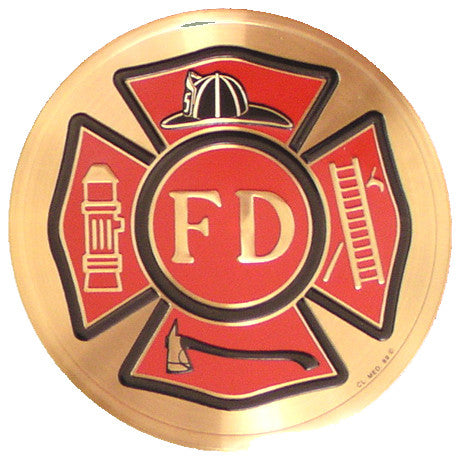 Fire Department Medallion for Military Urn