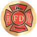 Fire Department Medallion for Military Urn