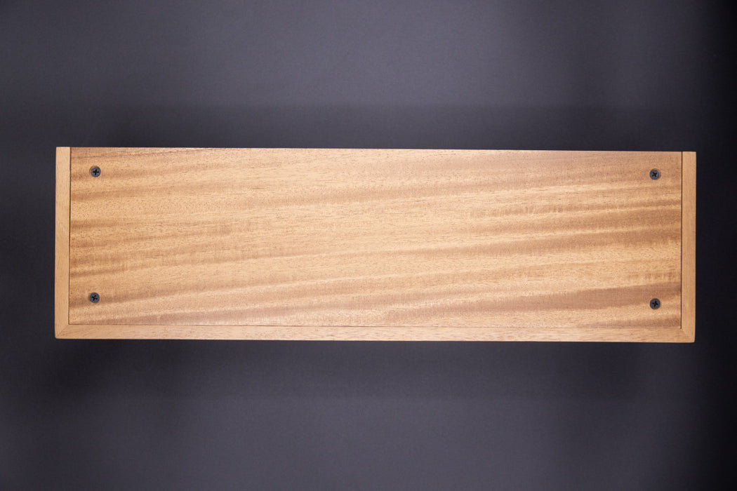 Mahogany top opening
