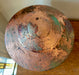 Maple Turned Urn with Patinated Copper Leaf 92 - top view