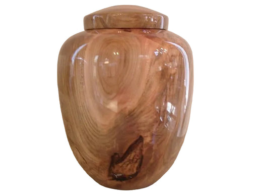 Hand Turned Maple Wood Urn variation 1