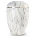 Biodegradable Marmorean Cremation Urn - Alabaster White