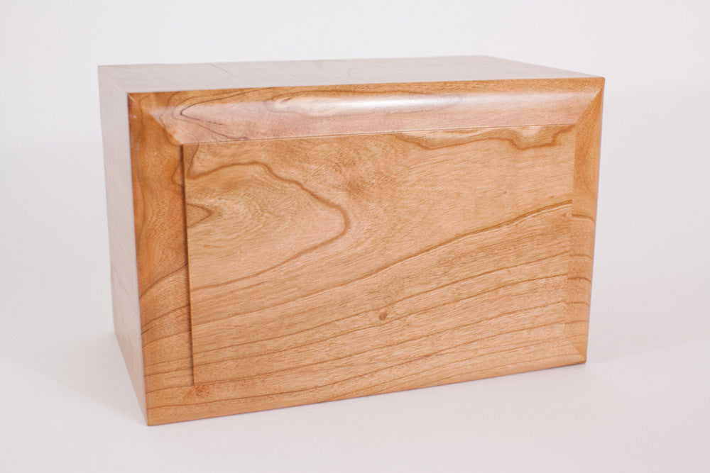 Top view - top is made from solid wood and can be personalizaed with engraved inscription