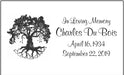 Engraving Sample of Graphic & Text for Cultured Mable Urns