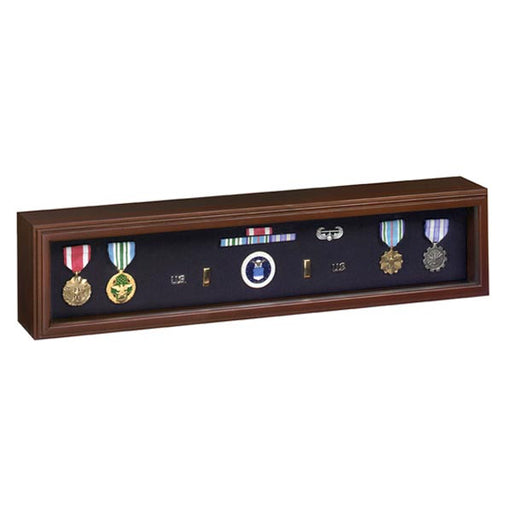 Military Medal Display Case - Cherry