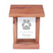 Personalized Pet Memorial Bird Feeder - Paw Print