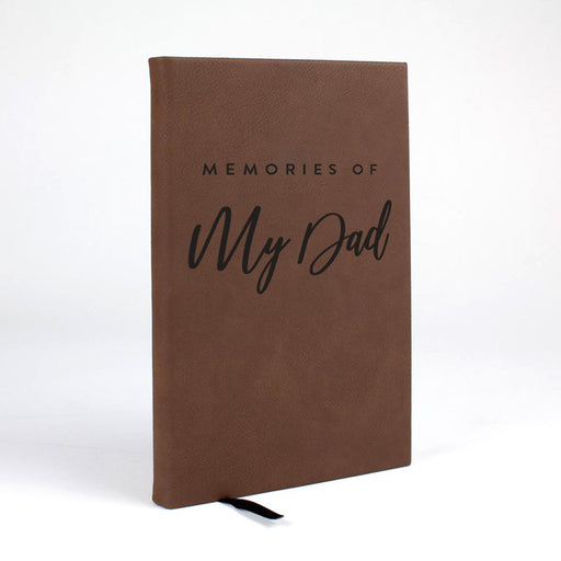 Memories of You - Personalized Journal in Brown Leatherette