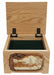 Mountain Lakes Memory Chest & Urn -Combo top compartment opened