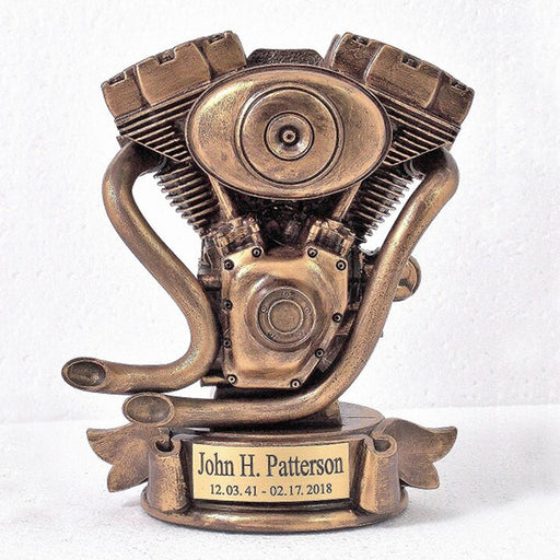 Motorcycle Engine Urn (Bust)