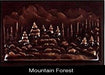 Mountain forest applique